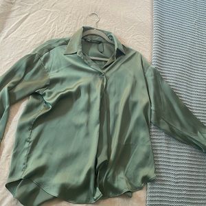 Gorgeous zara silk top